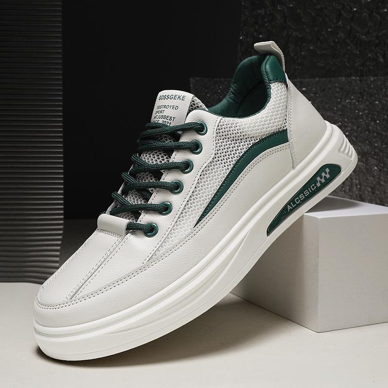 

Summer breathable new men s board shoes men s college life baseplate shoes breathable casual shoes comfortable and durable little white shoes 39