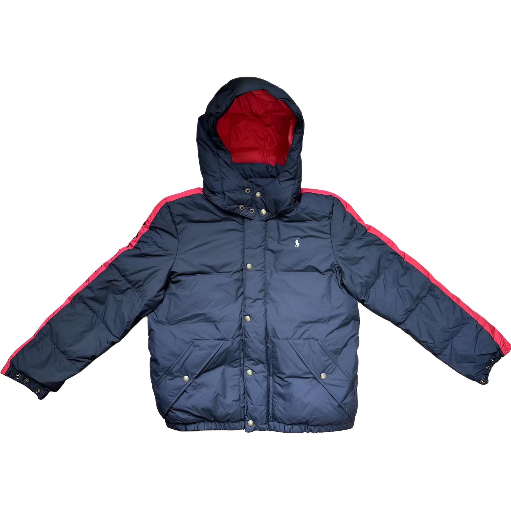 

Polo Ralph Lauren Пуховик FW24 Color Block С капюшоном На молнии С длинным рукавом Детские куртки Черный Красный 323918762-002 M