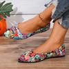Women's Flat Shoes, Bohemian Style, Light and Comfortable, Suitable for Independence Day Wear