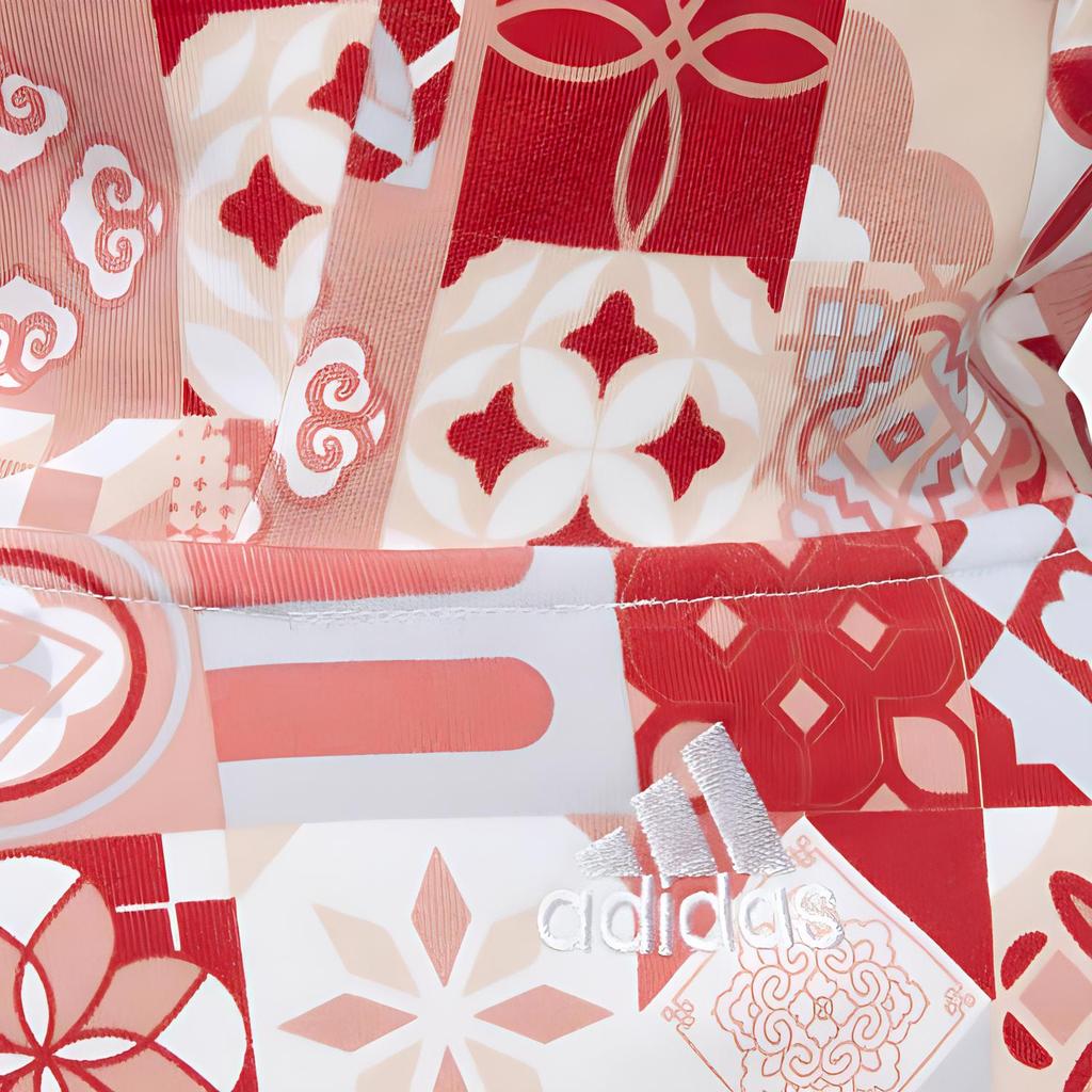 Adidas All-Over Print Hoodie Women Tops Red HC2795