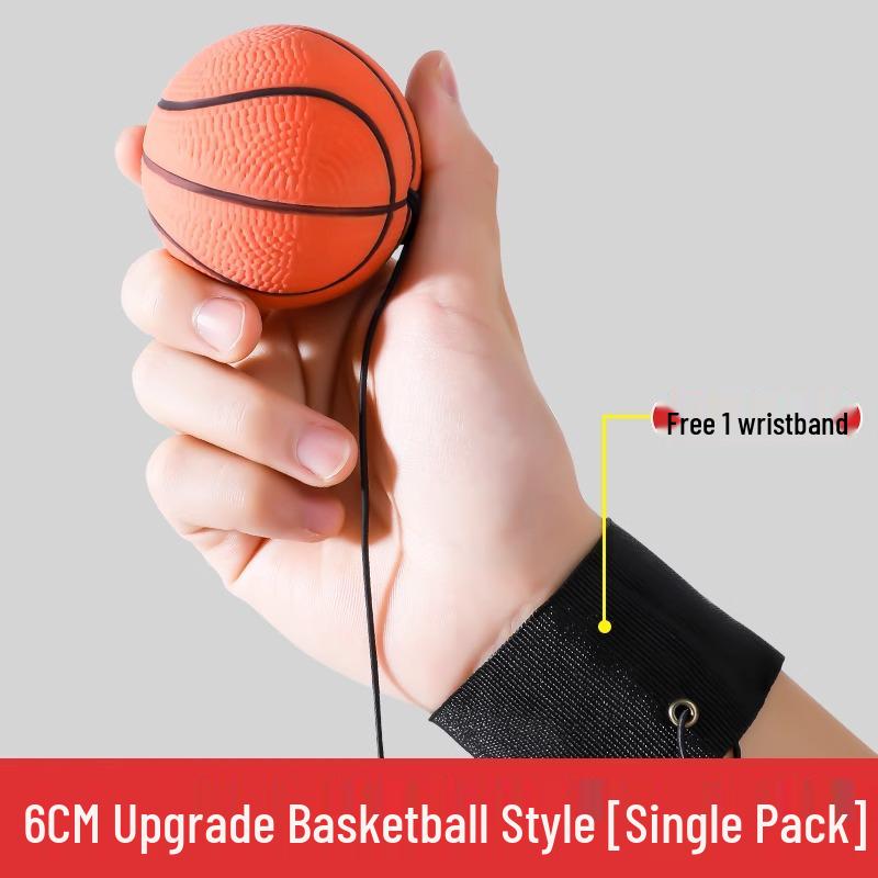 Children's Elastic Wrist Bouncing Ball - Hand-Toss Jumping Exercise Toy for Reaction and Fitness