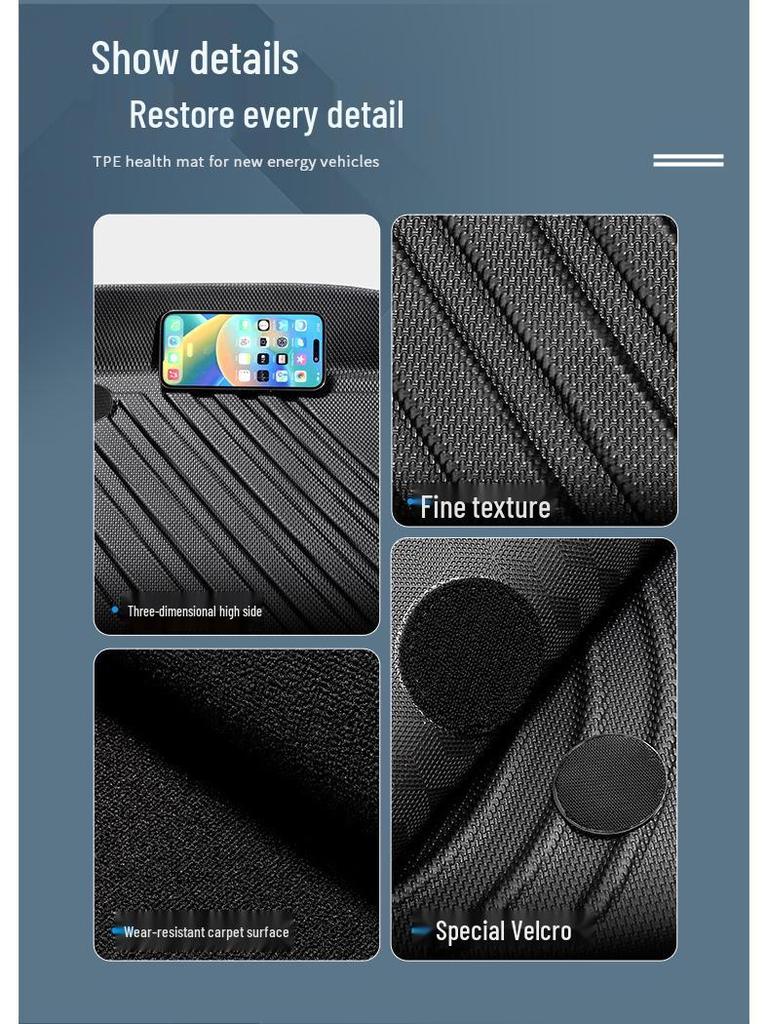 All-Weather TPE Floor, Seat Back, and Trunk Mats for 2018-2025 Honda CR-V