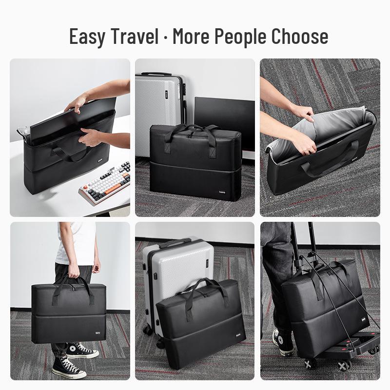 Portable Desktop Computer Storage Bag for 24-27 Inch Monitors