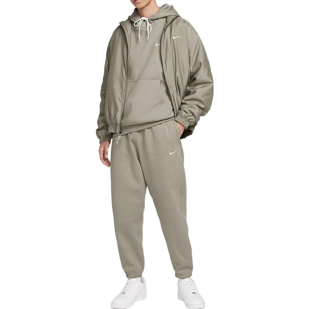 Nike Elastik Bel Düz Renk Polar Astarlı Eşofman Altı Erkek Alt Yeşil DA0330-320