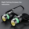 Outdoor Fishing Binoculars Glasses 10X Zoom Magnification Adjustable Hands-Free Portable Bird Watching Theater Concert Binocular Telescope