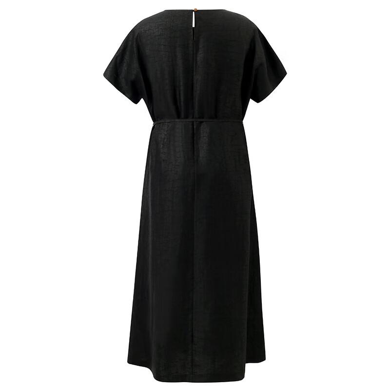 GOELIA Xiangyunsha New Chinese Style Qipao Dress with Frog Buttons