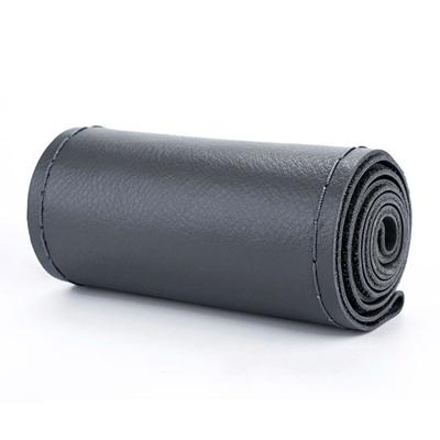 DIY Weiches Fasleder Lenkradbezüge Universell Geflochtenes Auto-Lenkrad Mit Nadel Und Faden Innenzubehör