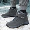 Winter Men Boots For Women Pu Leather Waterproof Sneakers Man Climbing Casual Shoes Unisex Outdoor Hiking Boots Fast Shipping