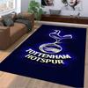 "Tottenham Hotspur Logo Design Carpet, Blue Soccer Fan Floor Rug" Suitable for use as an anti-slip for living room bedroom sofas