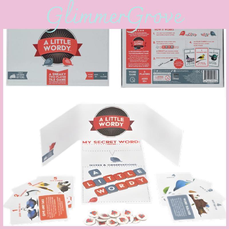 A Little Wordy By Exploding Kittens Card Game With Interactive Design For Teens And Children