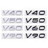 1PC 3D V40~V90 XC40~XC90 S60L S80L B2 T3 D4 Etc Logo Badge Sticker Rear Trunk Emblem Decal