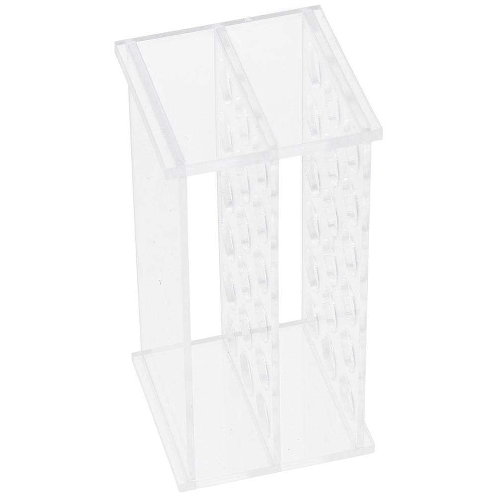 Test Tube Rack Holder Lab Stand Acrylic 18-Well 17mm Diameter Clear for 10ml,15ml Tube