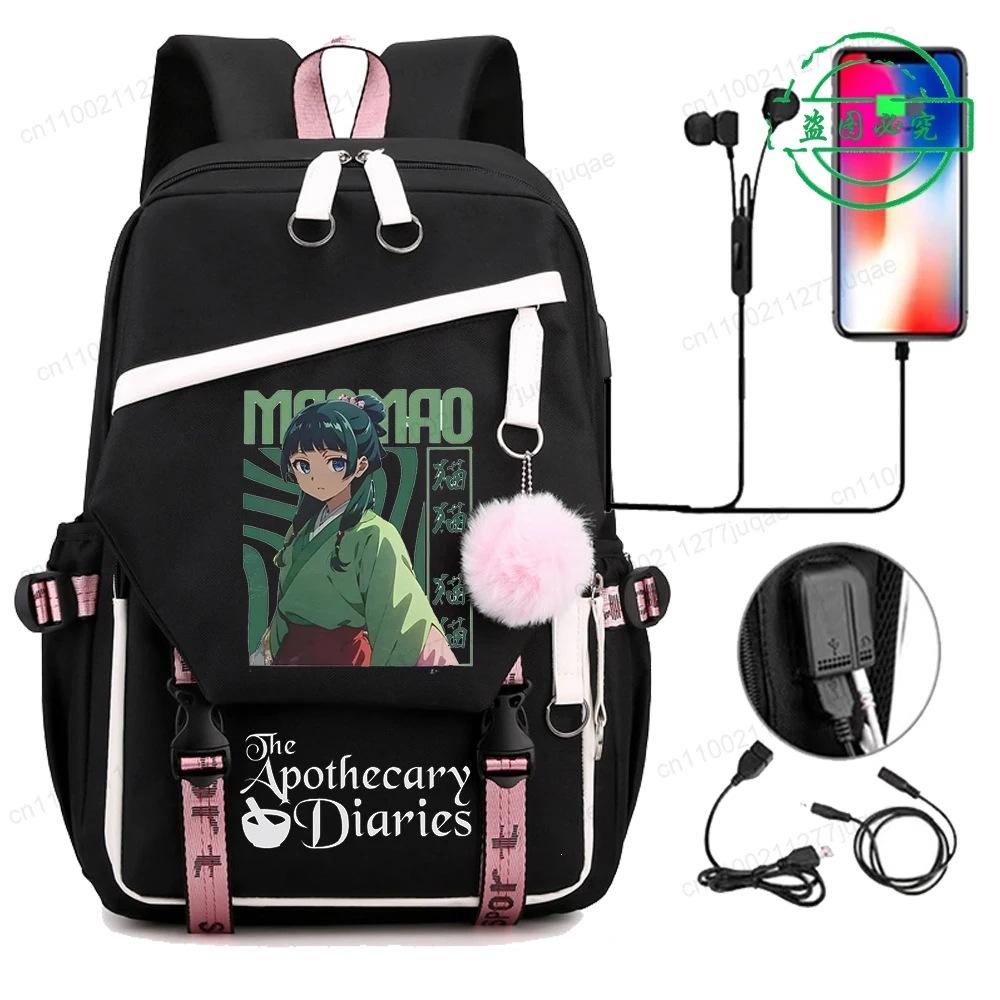 De Apothekersdagboeken Anime Cosplay Rugzak Studenten Schooltas Cartoon Boekentas Laptop Reizen Rugzak Buiten Kinderen Cadeaus