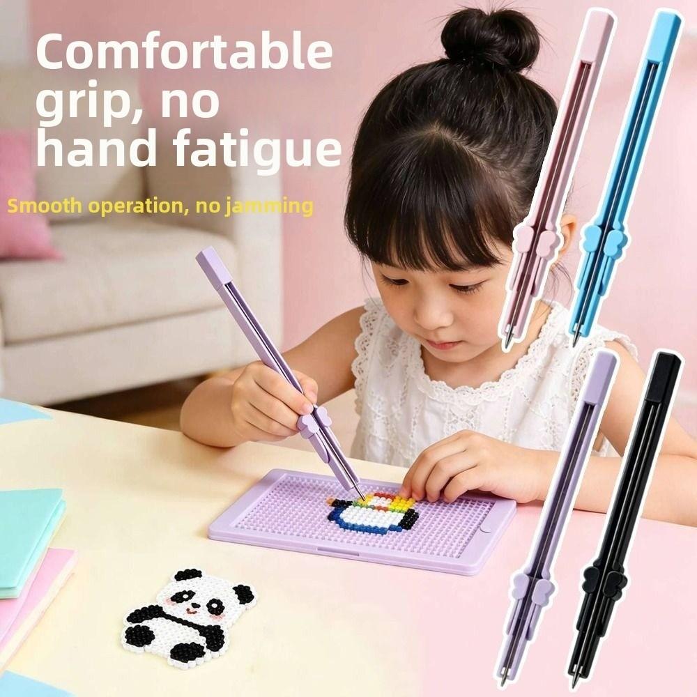 Handheld Automatic Fuse Bead Pen Efficient Bead Placement Tool Press-Type Bead Pen Beading Project