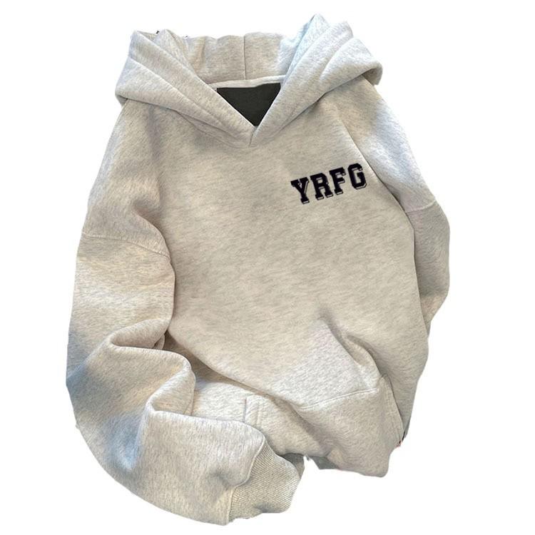 500G Thick Unisex College Style Hooded Sweatshirt for Autumn/Winter