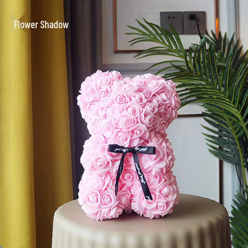 

День святого Валентина 25 см медведь из роз: Идеальный новогодний подарок