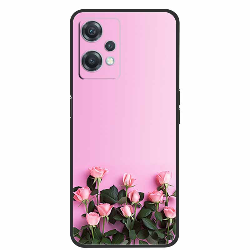 For OnePlus Nord CE 2 Lite 5G Cases Black Silicone Luxury Bumper TPU Case Cover Capa For OnePlus Nord CE 2 5G Shockproof Cases