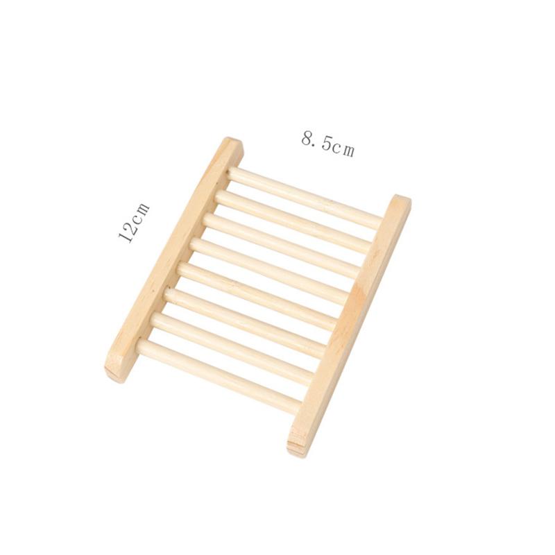 Umweltfreundliche Seifenschalen Natürliches Holz Seifenschale Halter Haus Küche Badezimmer Seifenablage Rostfreier Organizer Badezimmer Zubehör