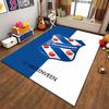 SC Heerenveen Logo Teppich geeignet als rutschfeste Matte für das Wohnzimmer oder Schlafzimmer Sofa