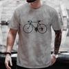 Bicycle Shirt Mens Oversized Clothing T-shirt Cycle Bike Lover Gift Husband Dad Tees Cool Design Street Short Sleeve Tops