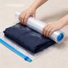 Travel Luggage Compression Bag With Rollup Design For Packing Efficiency