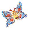 Butterfly Lantern Handheld Spring FestivalDecor DIY Chinese Traditional Lantern for Hanfu Cosplay Chinese New Year Mid-Autumn Festival Decoration
