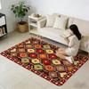 Retro bohemian floral plaid vintage hogar Bedside Rug Kitchen Bath Floor Mat Hallway Balcony Carpet Entrance Doormat Decor Home