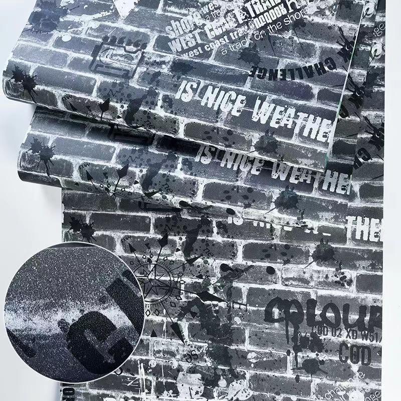 Vinyl Wallpaper  Waterproof Self-Adhesive Wallpaper  Cement Gray Countertop Contact Paper  Kitchen Bathroom Furniture Renovatio