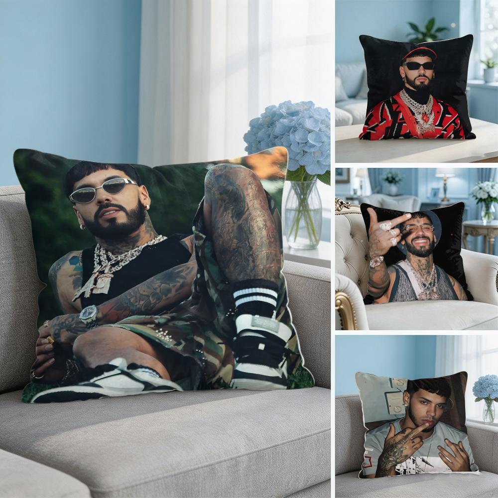 Fashion Singer AAnuel AA Cushion Cover Square Pillow Bedroom Sofa Leisure Comfort Living Room Home Decoration X