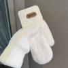 Fleece Thickened Gloves Winter Men and Women Couples Wool Knitted To Keep Warm and Cold Students Outdoor Riding with Fingers