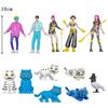1-24 Stück Anime kpop Dämonenjäger Figur k-Pop Dämonenjäger Rumi Mira Zoey Tiger Statuette Spielzeug Tischdekoration Schmuck Geschenke