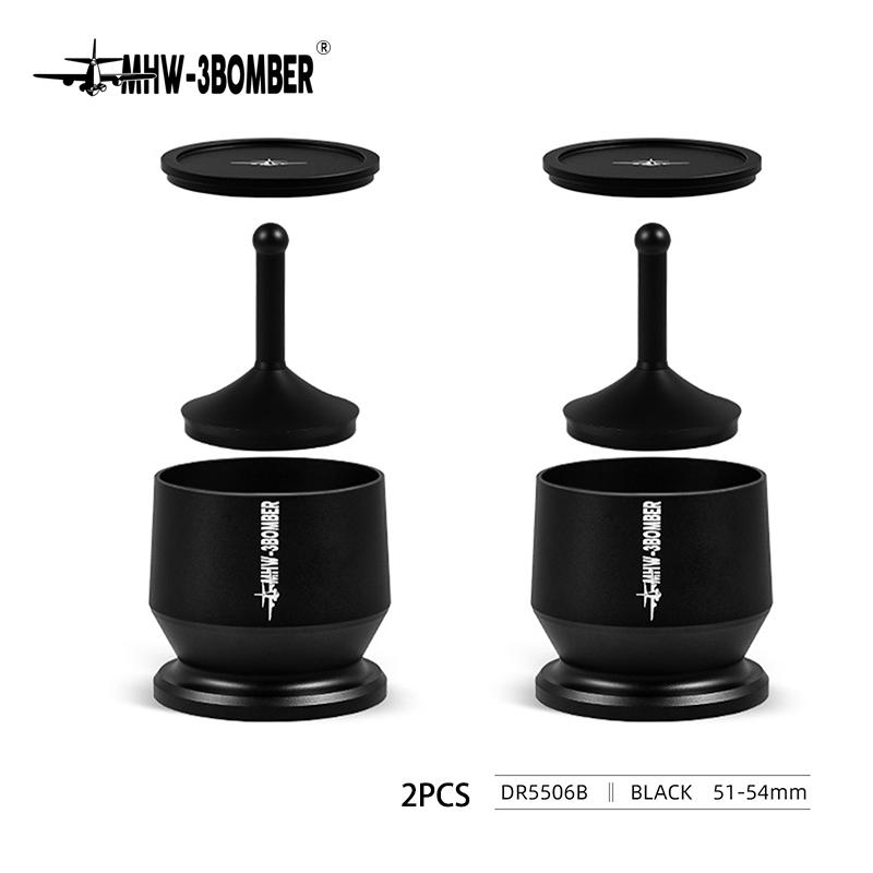 MHW-3BOMBER Espresso Dosing Cup with Stirrer Aluminum Alloy Coffee Dosing Funnel Fit 58MM Portafilter Home Coffee Accessories