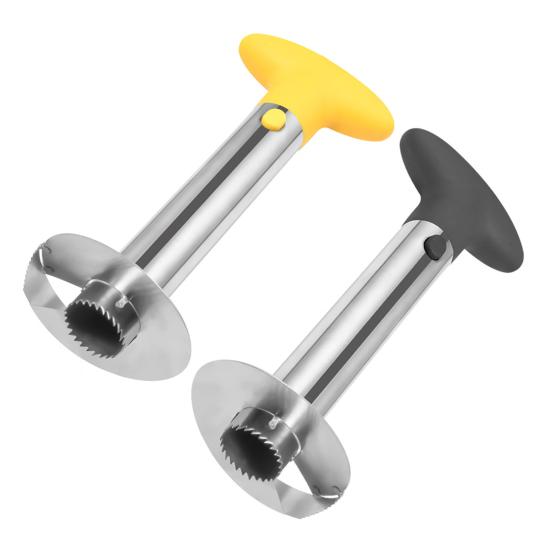 Ananasschäler aus Edelstahl, Entkerner, Hobel, Obstschäler, müheloses Schneiden, korrosionsbeständige Klingen, Küchenhelfer