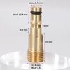 Car Wash Machine Quick-Connect Connector For K2-K7 Wash Gun Water Input Port Adaptor To M14 Fitting Hose Car Wash Accessories