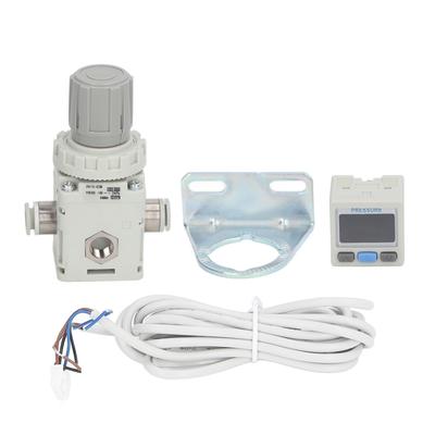 Luftdruckregler ABS SMC Miniatur Druckluftregler mit Digitalanzeige Druck