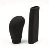 2pcs Car Auto Universal Silicone Shift Gear Head Knob Cover Handbrake Hand Brake Covers Sleeve Case Skin Protector Car Styling C