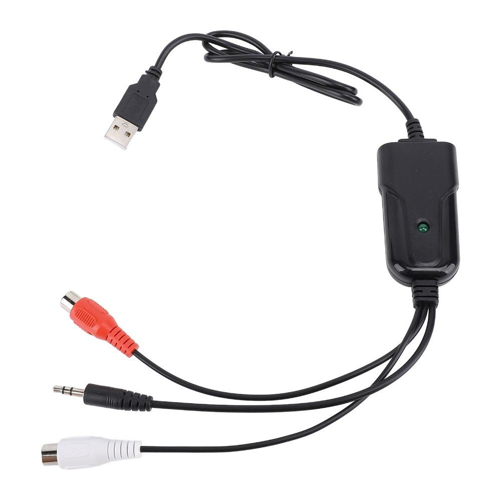 USB 2.0 USB Sound Capture RCA L/R Input Cassette Tape Converter Cassette Tape Digitizing