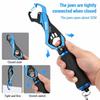 360° Swivel Handle Fish Control Clamp 57LB Weight Scale Fish Holder Clip  Saltwater Fishing