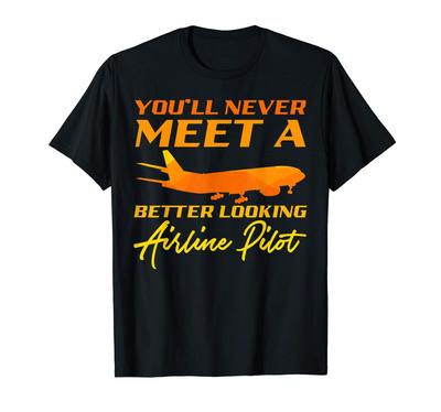 Easily Distracted by Planes Navigator Pilot T-Shirt