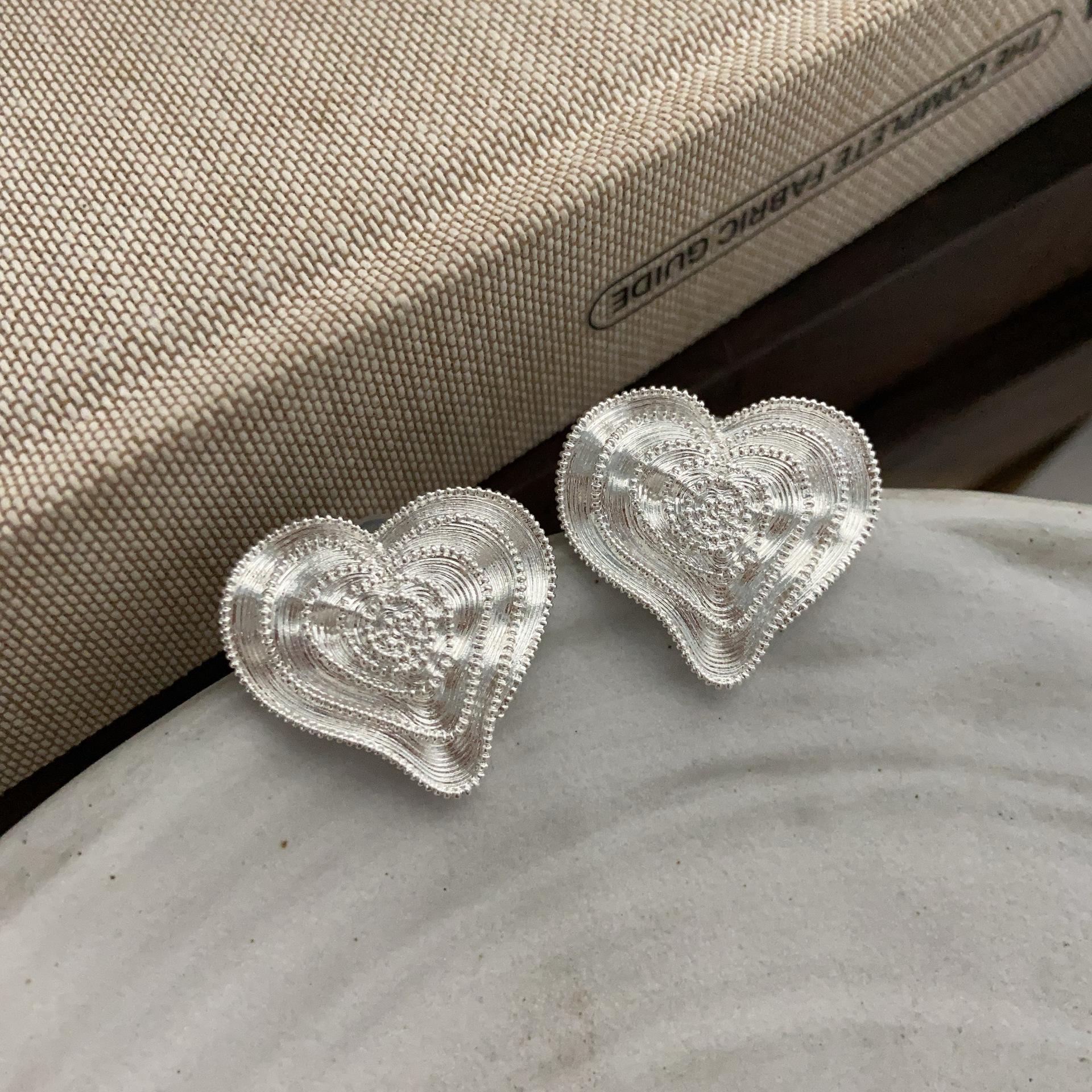 

Серьги-гвоздики Texture Love Advanced Sense Design, золотые и серебряные, в средневековом преувеличенном стиле, женские