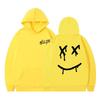 New Autumn and Winter Rock One-way Combination Fashion Printed Fleece Thickened Sweater