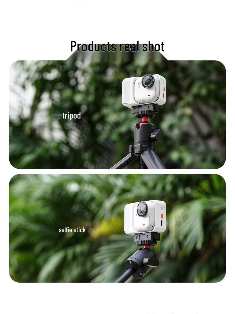 Insta360 GO Ultra Magnetic Quick-Release Metal Base & Dual-Interface Adapter.