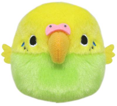 Sanei Boeki Original Plush Toy - Bird Dumpling Budgie (Green) W9×D8×H7cm Animal