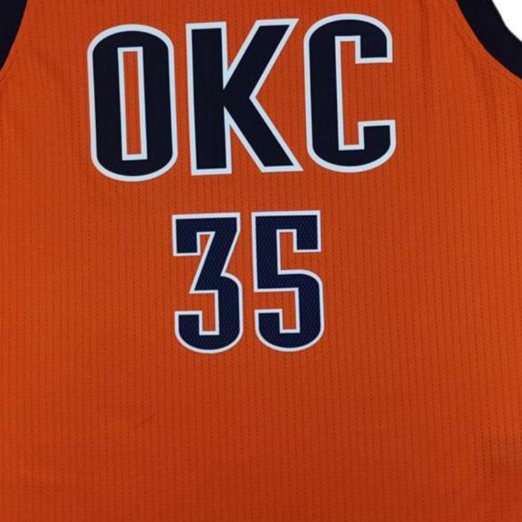 Adidas X NBA Collaboration Oklahoma City Thunder Durant Swingman Comfortable Soft Skin-Friendly Sleeveless Basketball Jersey 7470A-3KM-K91104