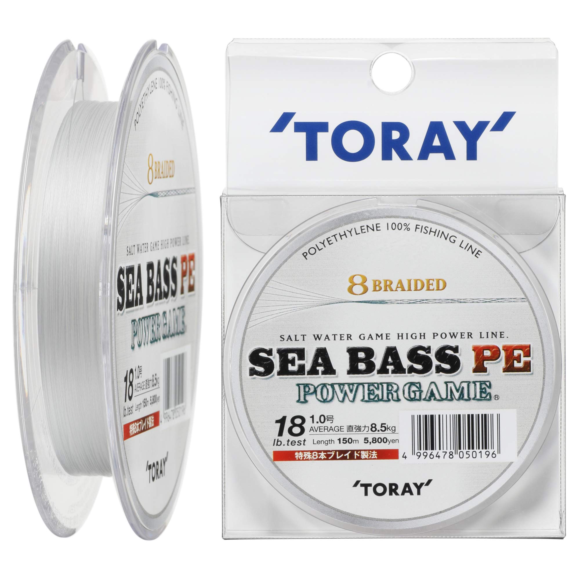 

Toray Sea Bass PE Power Game, 164.0 yd (150 m), No