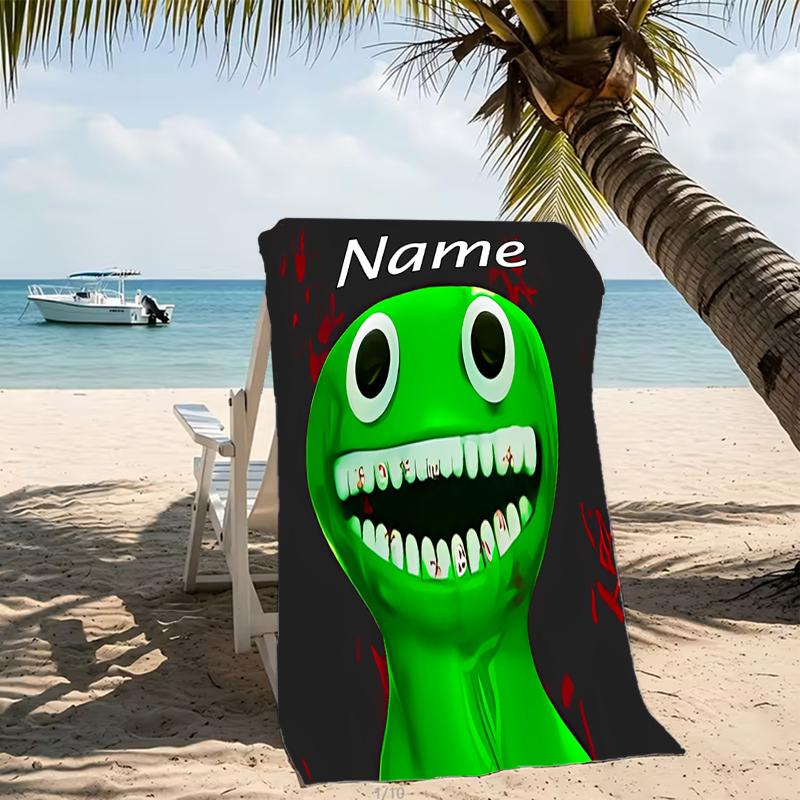 Customizable Personalized Beach Towels Garten Of Banban Themed designs.Suitable for the Beach, Yoga, Sports;ideal As Beach Accessories