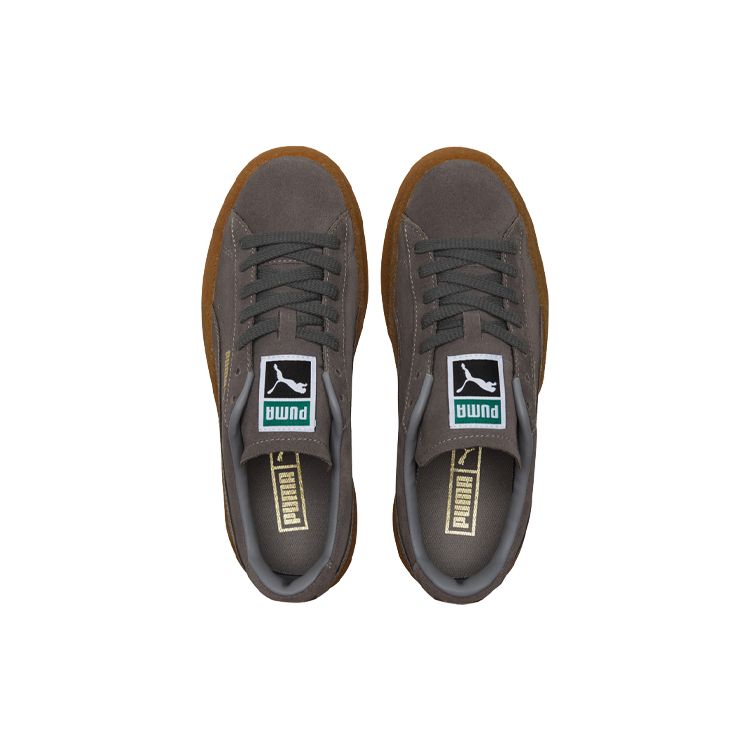 Puma Suede Crepe Casual Low-Top Sneakers Unisex Sneakers Gray 380707-03