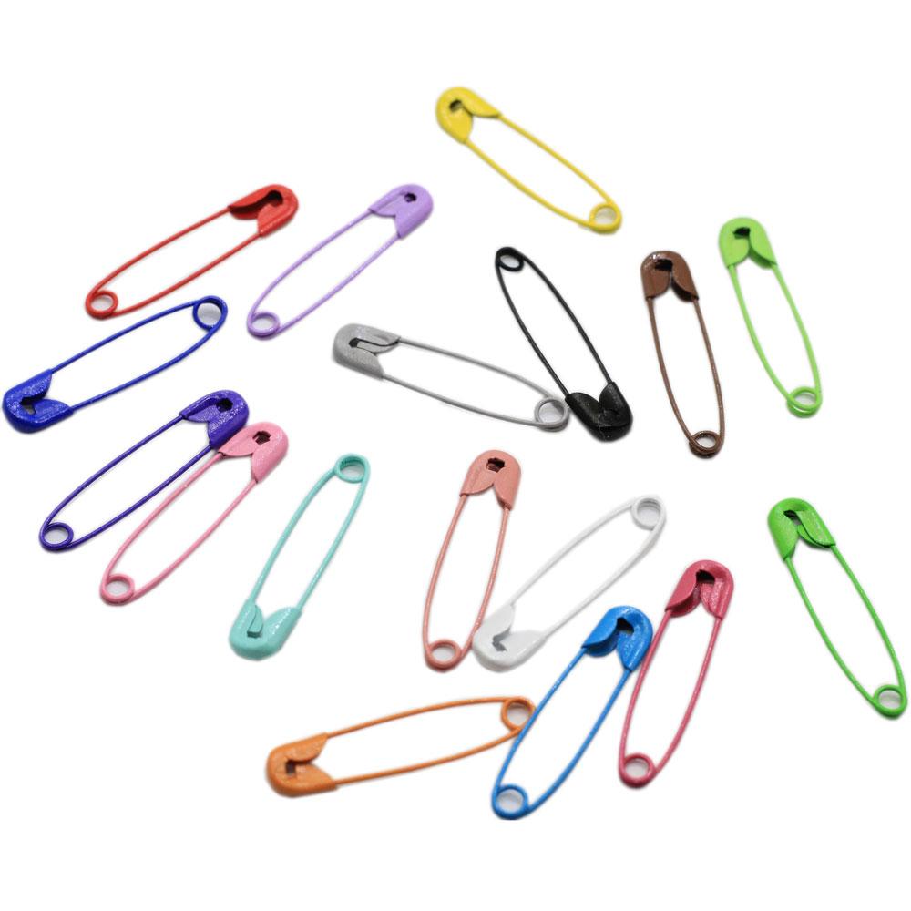 Colorful Safety Pins DIY Sewing Tools Accessory Plated Color Needles Large Safety Pin Small Brooch Apparel Accessories