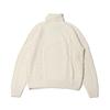 Life Men's Cable Knit Turtleneck Sweater Light Bone FB7771-072