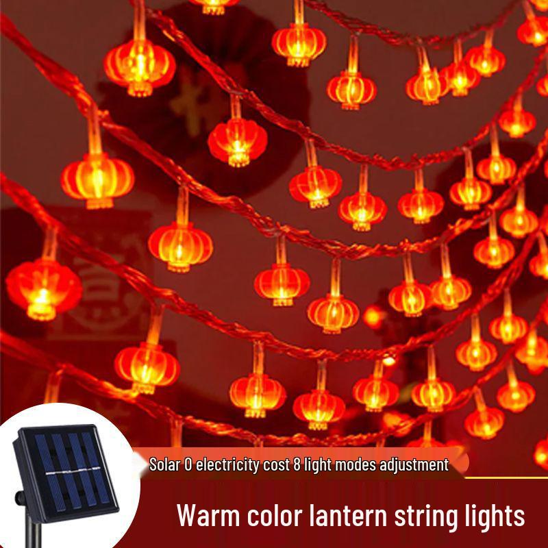 

Solar LED Outdoor Camping Lantern String – Waterproof Fairy Lights for Tent, Balcony, and Tree Decoration 2.5m 5 Lights with 2m Lead